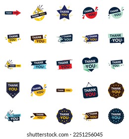 Thank You 25 Eye catching Vector Images to Show Your Appreciation