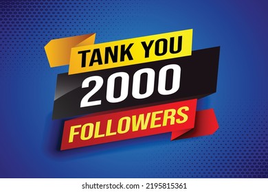 Vielen Dank 2k 2000 Anhänger Tag. Bannerdesign-Vorlage für Marketing. Letzte Chance Werbung oder Einzelhandel. Hintergrundbanner, modernes Grafikdesign für Shop, Online-Shop, Website, Landing-Page