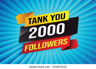 Vielen Dank 2k 2000 Anhänger Tag. Bannerdesign-Vorlage für Marketing. Letzte Chance Werbung oder Einzelhandel. Hintergrundbanner, modernes Grafikdesign für Shop, Online-Shop, Website, Landing-Page