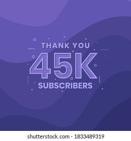 Thank you 45000 subscribers 45k subscribers celebration.