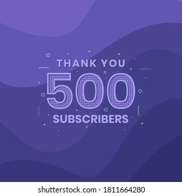 Thank You 500 Subscribers 500 Subscribers Celebration.