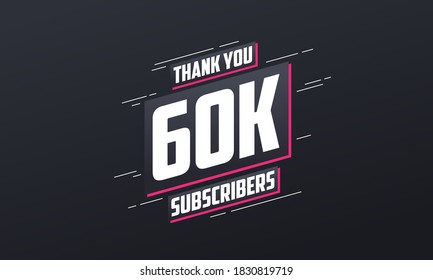 Thank you 60000 subscribers 60k subscribers celebration.
