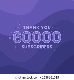 Thank you 60000 subscribers 60k subscribers celebration.