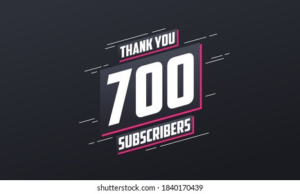 Thank you 700 subscribers 700 subscribers celebration.
