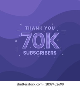 Thank you 70000 subscribers 70k subscribers celebration.