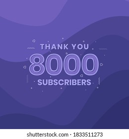 Thank you 8000 subscribers 8k subscribers celebration.