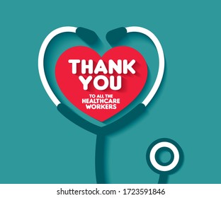 Thank You to all the healthcare workers. Thank you doctors and Nurses and medical personnel team for fighting the coronavirus. Thank you heroes.