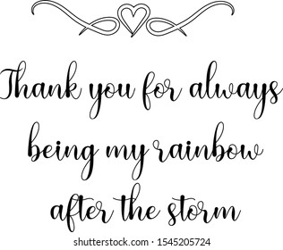 Thank you for always being. Vector Quote 