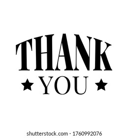 Thank You Appreciation Respect Vector Typography Stock Vector (Royalty ...