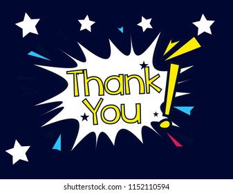299 Comic Book Thank You Images, Stock Photos & Vectors | Shutterstock