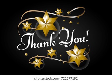 Thank You, Beautiful greeting card poster