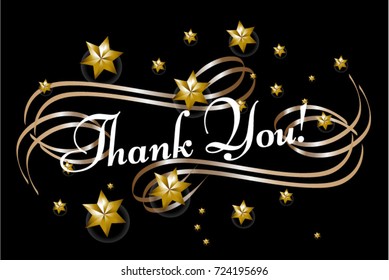 Thank You, Beautiful greeting card poster