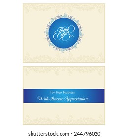 thank you you business card stock vector royalty free 244796050 thank you business cards