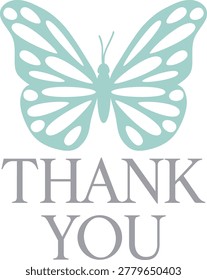 Thank You | Butterfly Thank You Artwork