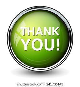 Thank You Button Stock Vector (Royalty Free) 241736143 | Shutterstock