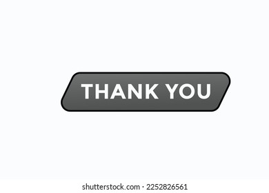 thank you button vectors.sign label speech bubble thank you
