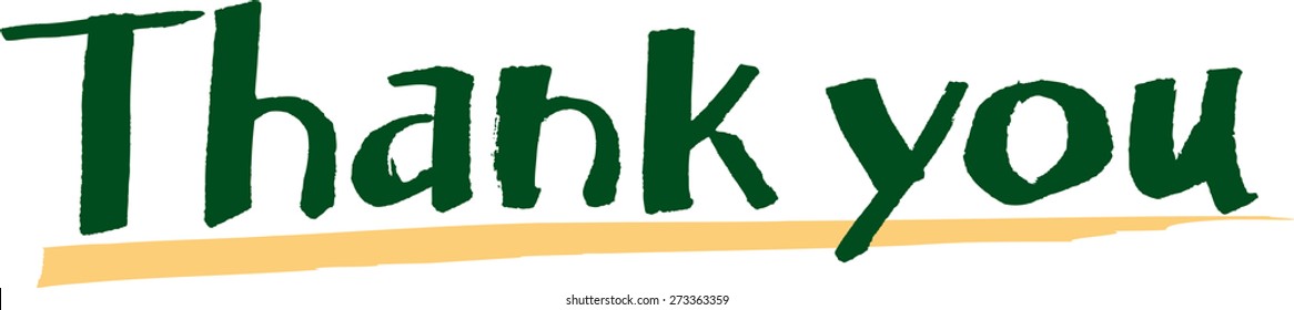 "Thank you" (calligraphy)