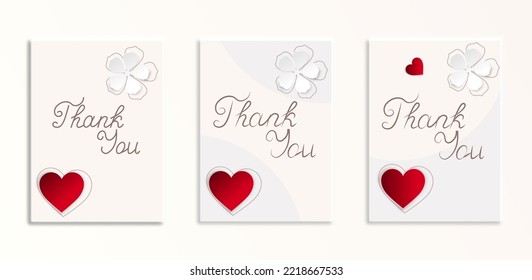 Thank You calligraphy. Thank you card. Vector illustration.