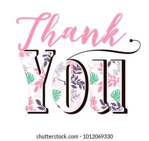 Thank you card