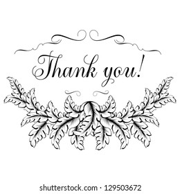 Thank you card