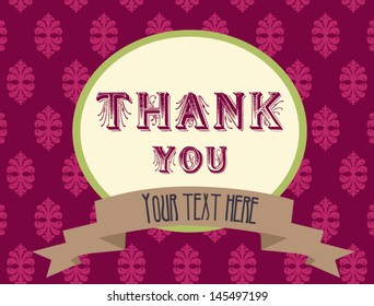 Thank you card