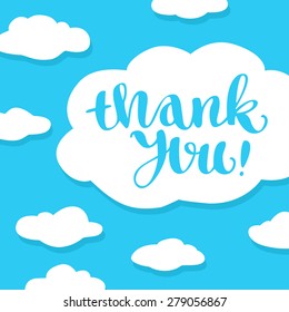 Thank you card.