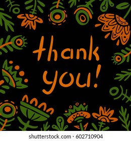 Thank you card