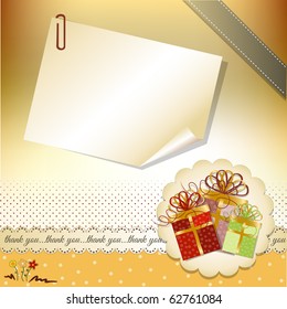 Thank you card