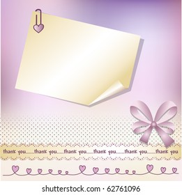 Thank you card
