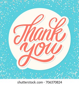 Thank you card.