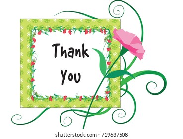 Thank you card