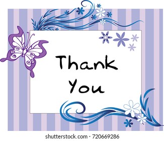Thank you card