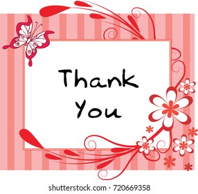 Thank you card