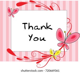 Thank you card