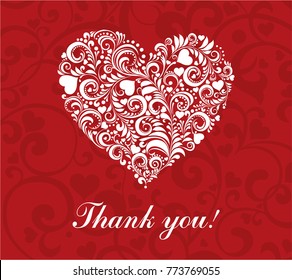 Thank you card