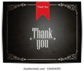 THANK YOU card design