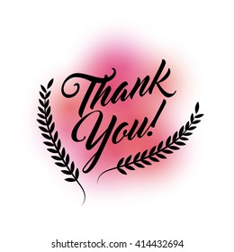 Thank You Card Design Stock Vector (Royalty Free) 414432694 | Shutterstock