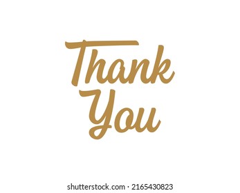 Thank You Card. Hand Drawn Lettering Calligraphic With Outline Cloud isolated on White Background. Vector illustration
