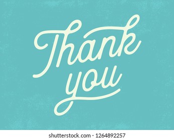 Thank You Card with Hand Made Texture