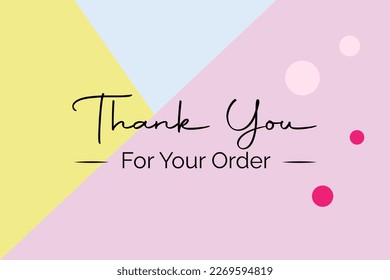 Thank you Card Illustrations Thank you poster background—vector paper illustration.

