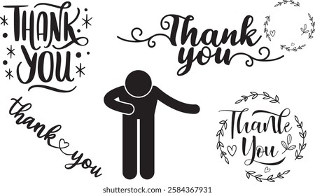 Thank You Card, Logo, Elements, and Background Design, High Quality Vector Design for Adobe Stock  Unique, Creative, and Versatile Vector Art for Various Projects and Commercial Use, Free design, New 