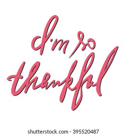 Thank you card. Modern calligraphic style. Hand lettering and custom typography for your designs: t-shirts, bags, for posters, invitations, cards, etc.