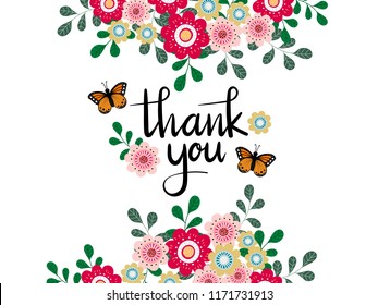 Thank You Flowers Images, Stock Photos & Vectors | Shutterstock