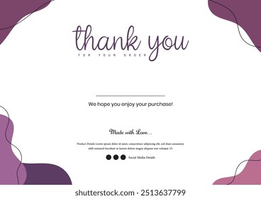 Thank You Card. Personalised thank you cards for different events from birthdays, baby shower, weddings, graduations, customers, parents, and colleagues - each fully customisable.