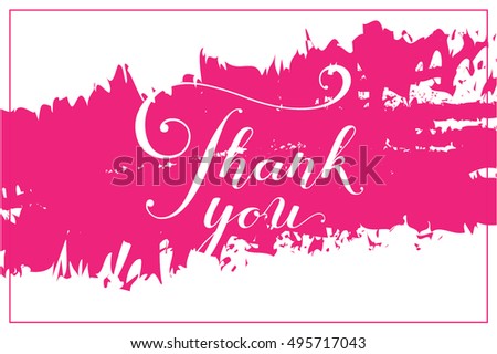 thank you card poster