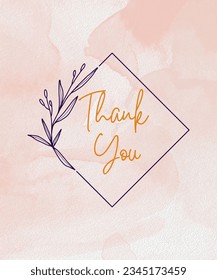 Thank you card to say thanks.