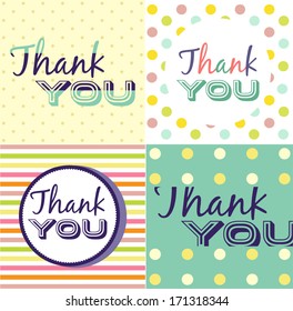  Thank You Card set