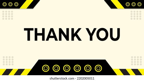 Thank you card, with shape ornaments. vector illustration is suitable for banners, cards, and covers.