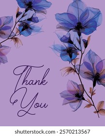 thank you card tempalte design