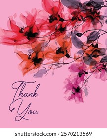 thank you card tempalte design